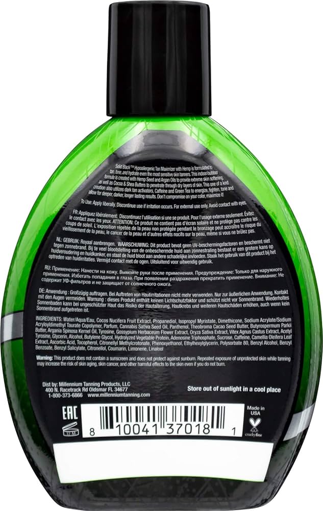 Amazon.com : Millennium Tanning Products SOLID BLACK